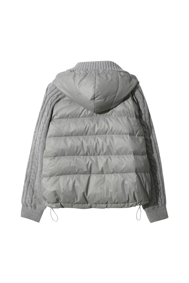 LE CASHMERE - 패딩 - Cashmere Puffer (Light Gray)