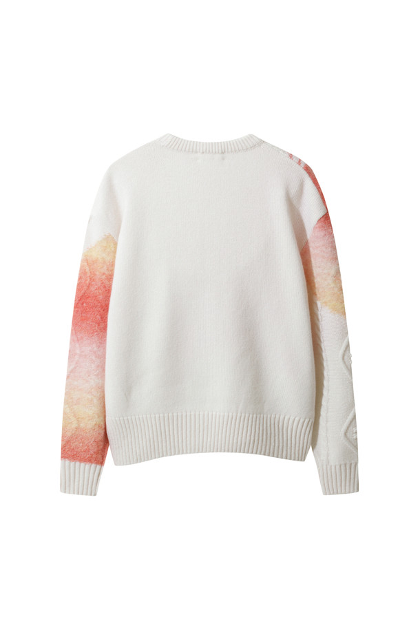 LE CASHMERE - 스웨터 - Pattern Sweater (Pink)