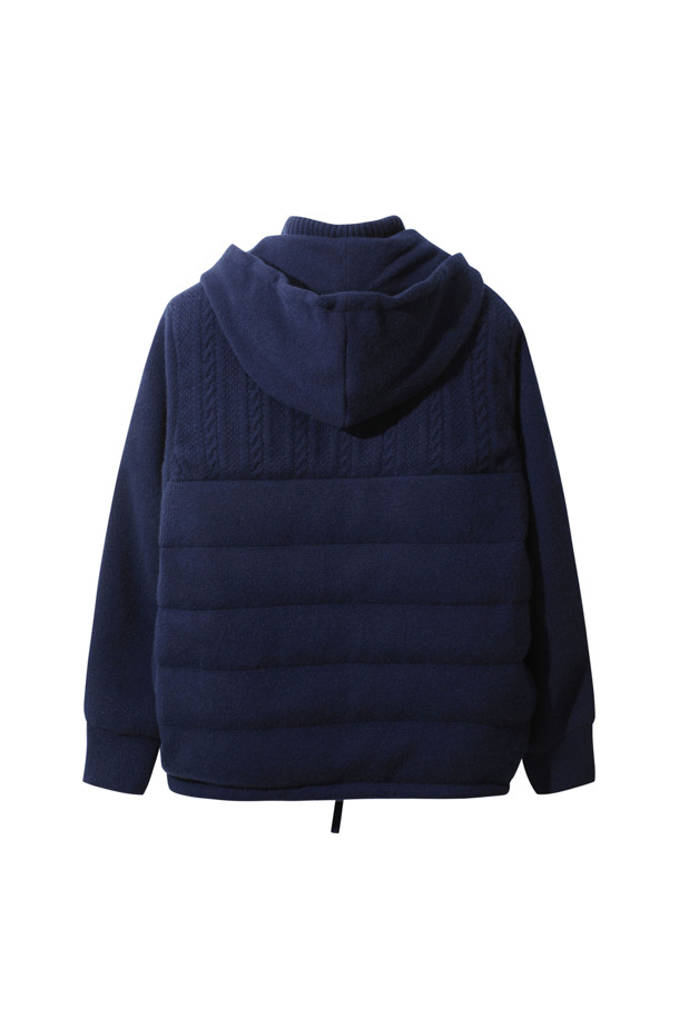 LE CASHMERE - 다운/패딩 - Men Cashmere Puffer (Navy)