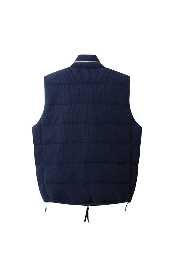 LE CASHMERE - 베스트 - Men Cashmere Vest (Navy)