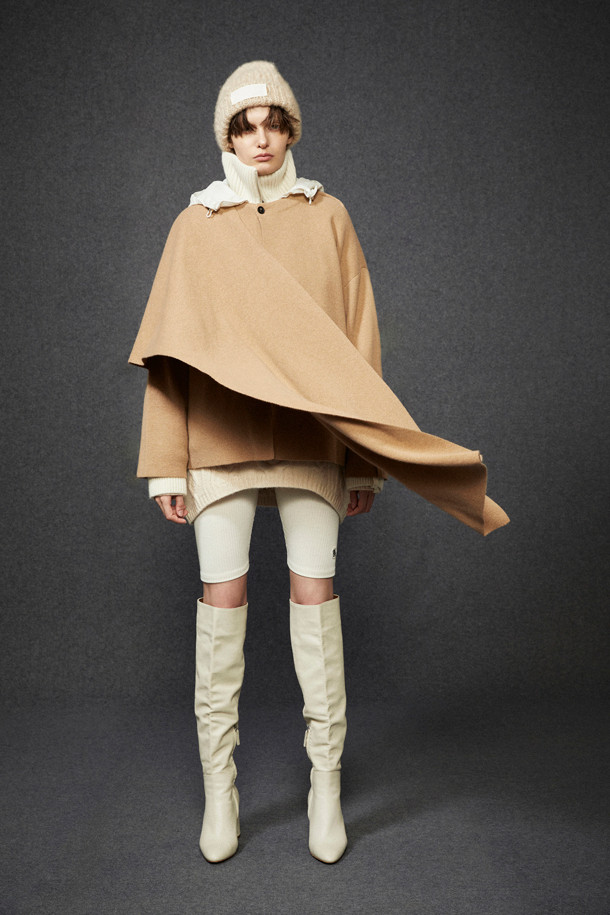 LE CASHMERE - 자켓 - Cashmere Scarf Jacket (Camel)