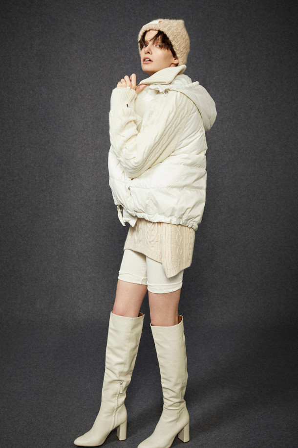 LE CASHMERE - 패딩 - Cashmere Puffer (White)