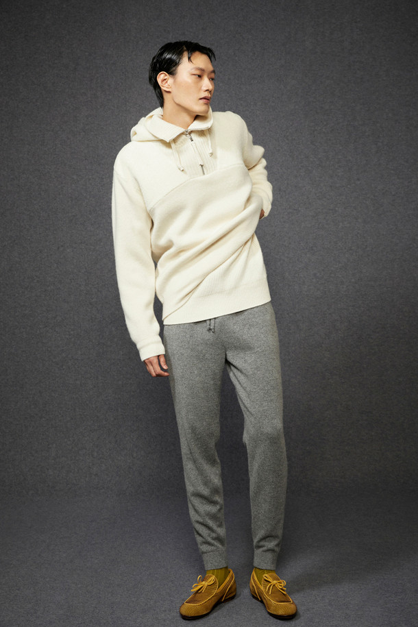 LE CASHMERE - 스웨터 - Anorak Sweater (White)