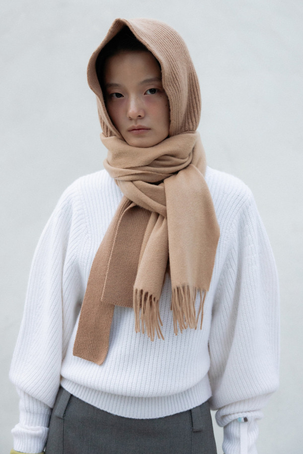 LE CASHMERE - 스카프/머플러 - Cashmere Classic Muffler (Camel)