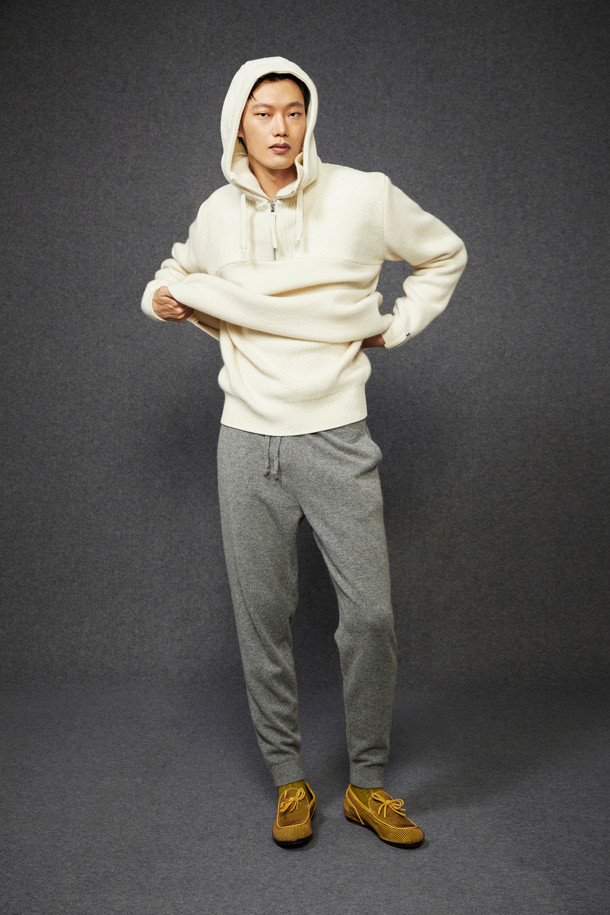 LE CASHMERE - 스웨터 - Anorak Sweater (White)