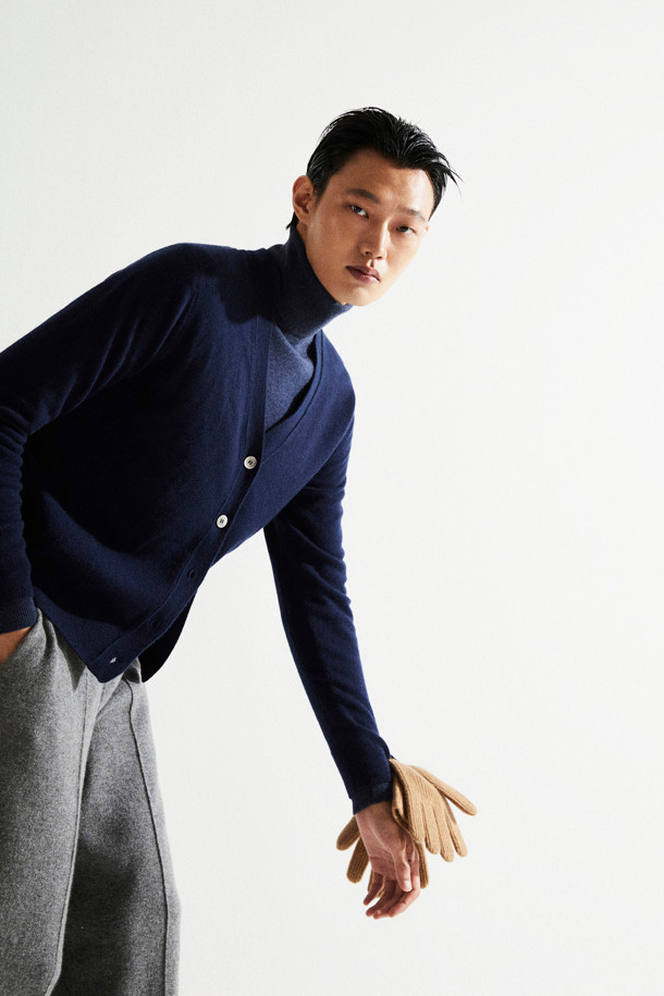 LE CASHMERE - 장갑 - Ribbed Glove (Camel)