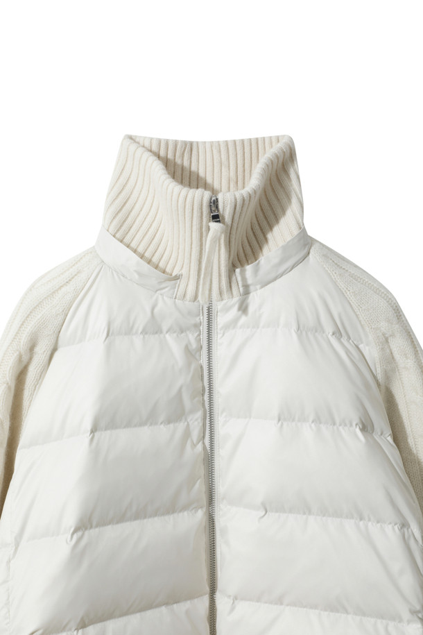 LE CASHMERE - 패딩 - Cashmere Puffer (White)