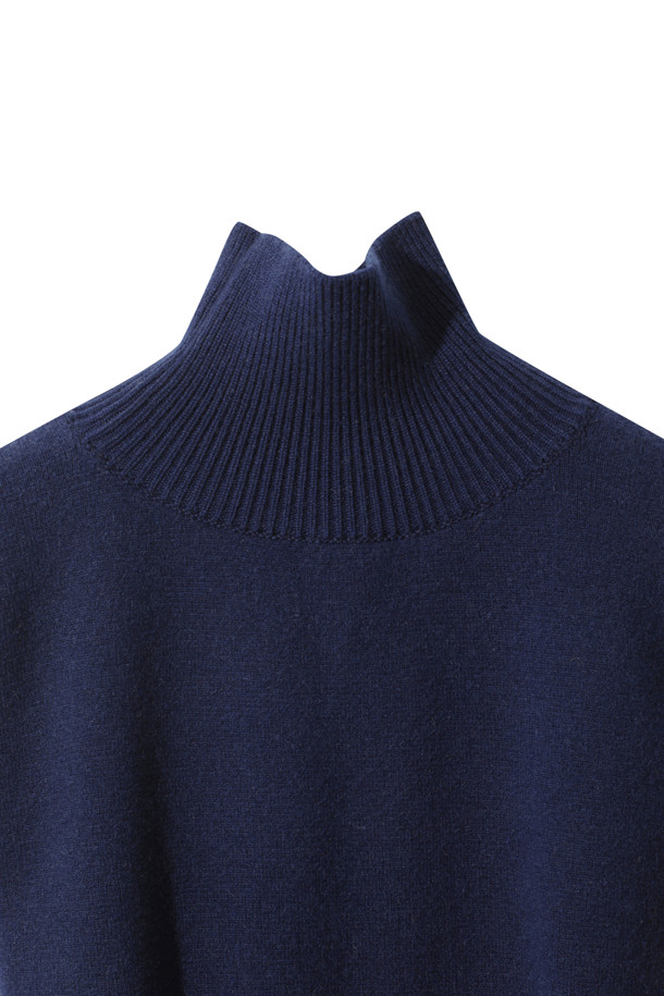 LE CASHMERE - 베스트 - Cashmere Cape Vest (Navy)