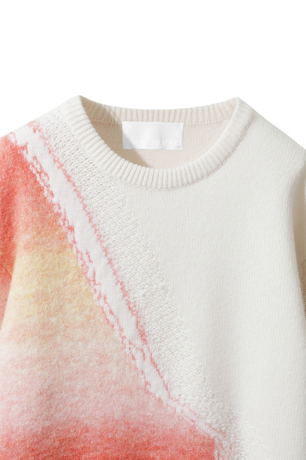 LE CASHMERE - 스웨터 - Pattern Sweater (Pink)