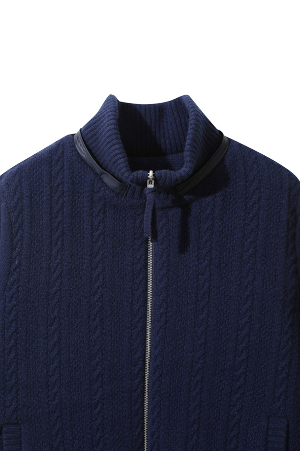 LE CASHMERE - 다운/패딩 - Men Cashmere Puffer (Navy)