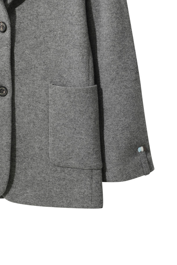 LE CASHMERE - 자켓 - Cashmere Tailored Jacket (Gray)