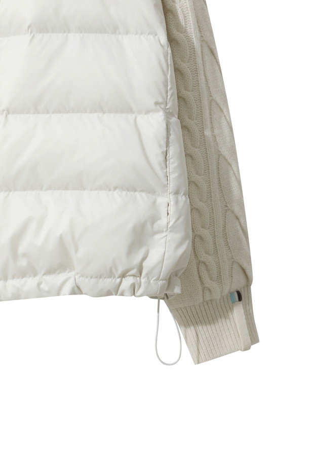 LE CASHMERE - 패딩 - Cashmere Puffer (White)