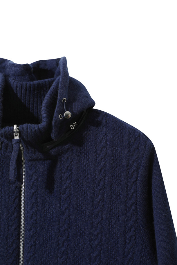 LE CASHMERE - 다운/패딩 - Men Cashmere Puffer (Navy)