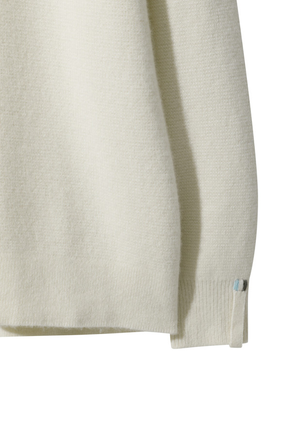 LE CASHMERE - 스웨터 - Anorak Sweater (White)