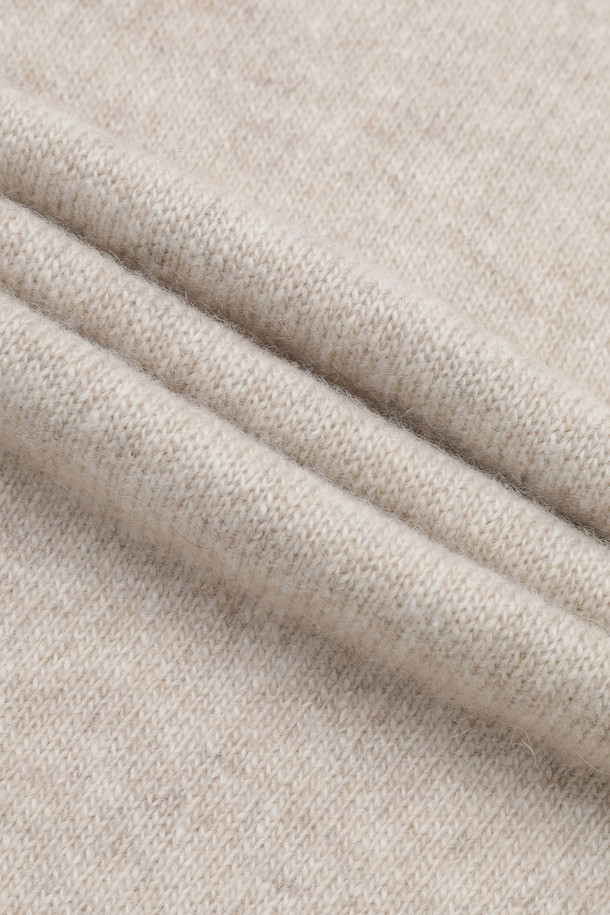 LE CASHMERE - 스카프/머플러 - Cashmere Petit Muffler (Beige)