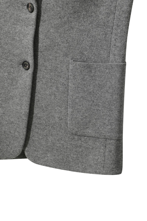 LE CASHMERE - 자켓 - Cashmere Tailored Jacket (Gray)