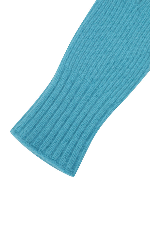 LE CASHMERE - 장갑 - Ribbed Glove (Blue)