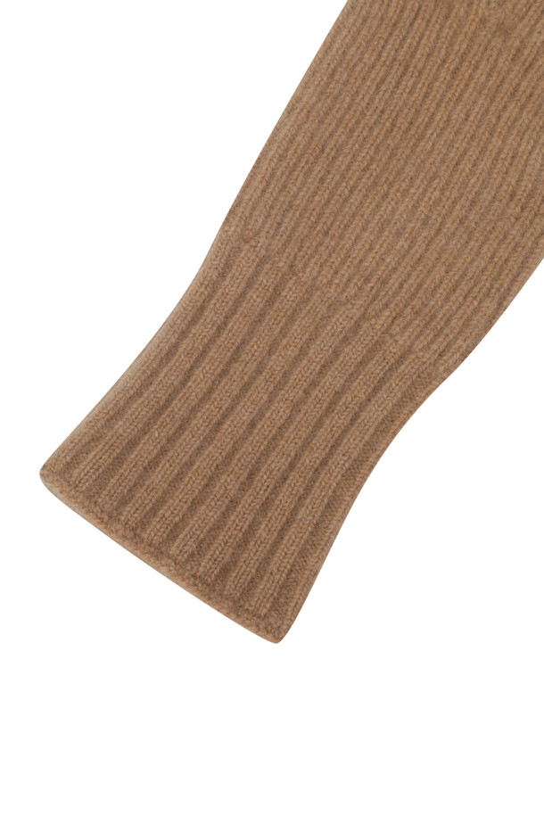 LE CASHMERE - 장갑 - Ribbed Glove (Camel)