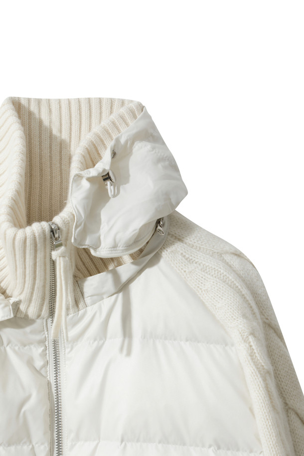 LE CASHMERE - 패딩 - Cashmere Puffer (White)