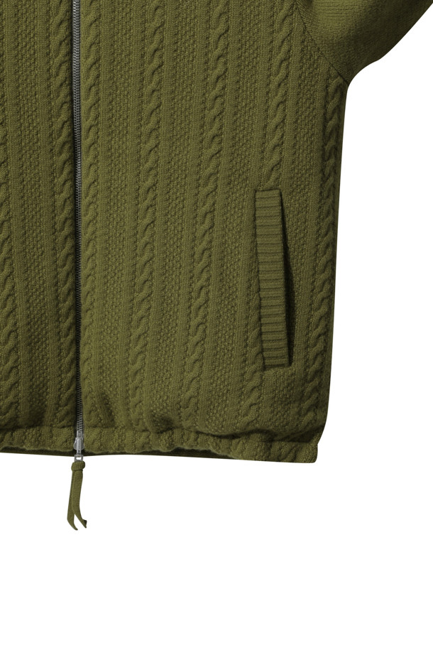 LE CASHMERE - 다운/패딩 - Men Cashmere Puffer (Khaki)