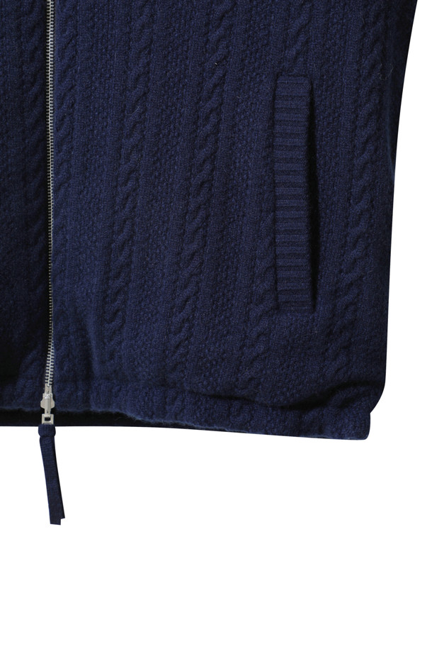 LE CASHMERE - 다운/패딩 - Men Cashmere Puffer (Navy)