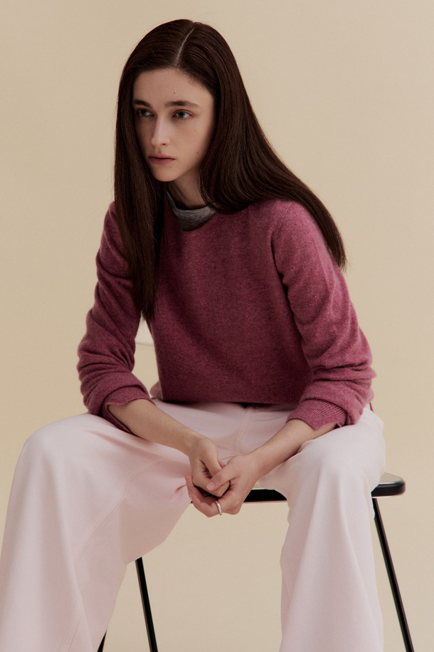 LE CASHMERE - 스웨터 - Cashmere Women Sweater (Pink)