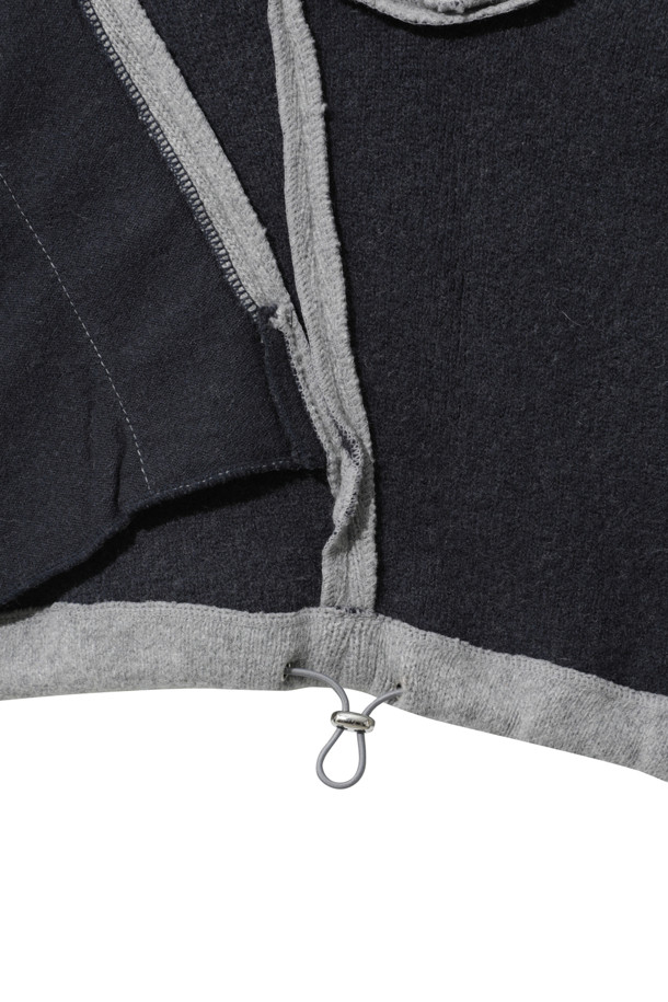 LE CASHMERE - 자켓 - Double Hoodie Jacket (Light Gray)