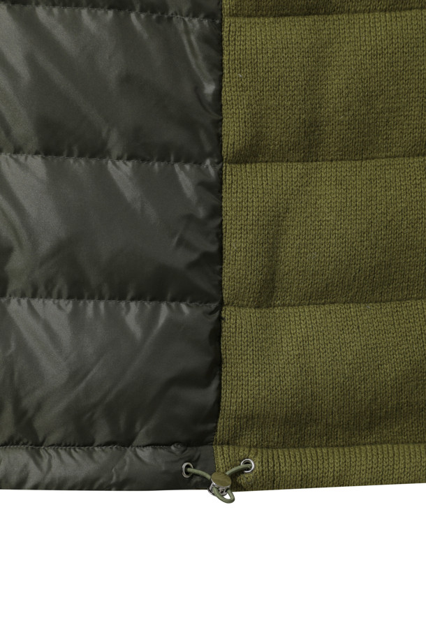 LE CASHMERE - 다운/패딩 - Men Cashmere Puffer (Khaki)