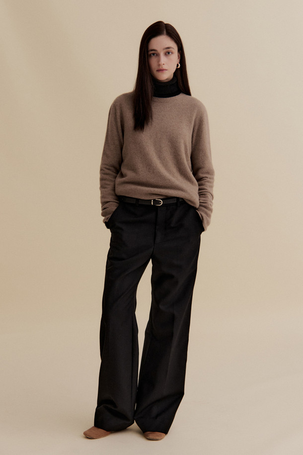 LE CASHMERE - 스웨터 - Cashmere Women Sweater (Brown)