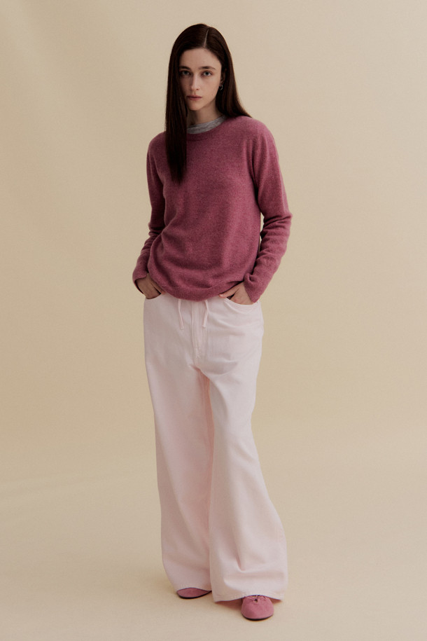 LE CASHMERE - 스웨터 - Cashmere Women Sweater (Pink)