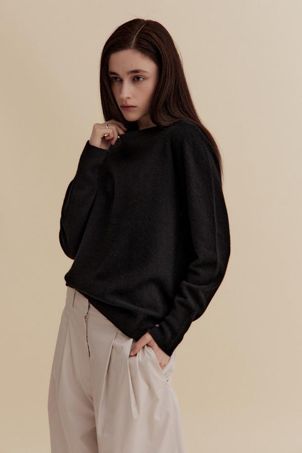 LE CASHMERE - 스웨터 - Cashmere Women Sweater (Black)