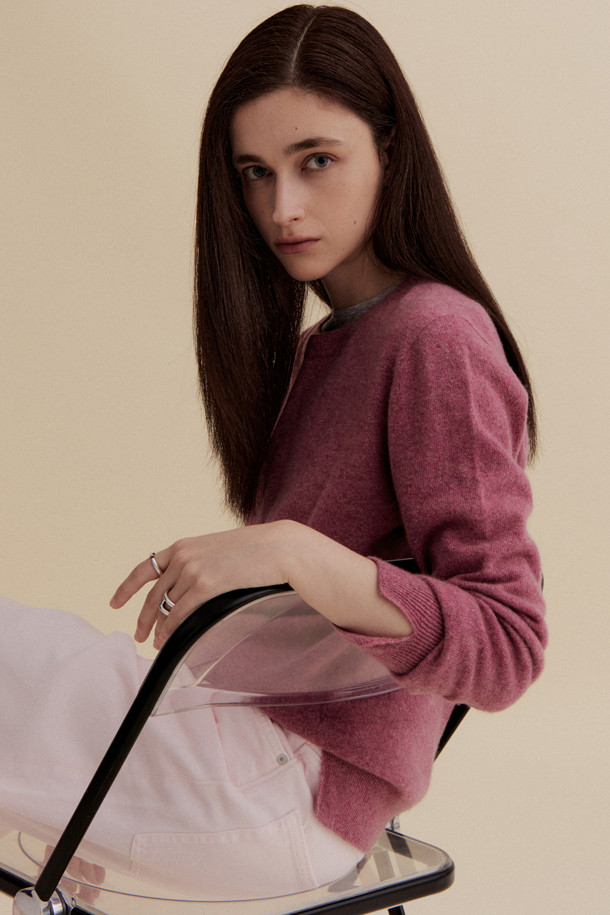 LE CASHMERE - 스웨터 - Cashmere Women Sweater (Pink)