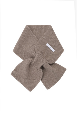Cashmere Mini Muffler (Brown)