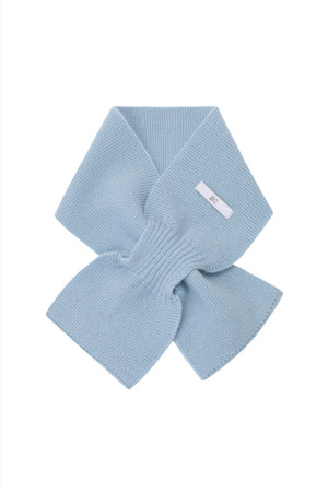 Cashmere Mini Muffler (Light Blue)