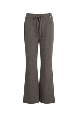 Cashmere Bootcut Pants (Brown)