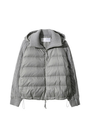 Cashmere Puffer (Light Gray)