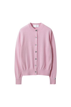 Button Basic Cardigan (Pink)