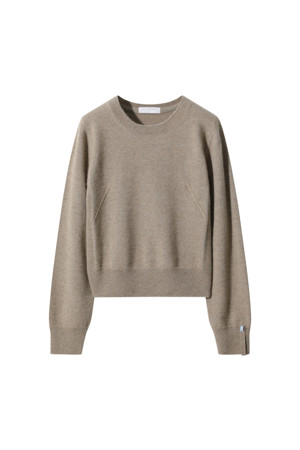 Essential Crew Sweater (Beige)