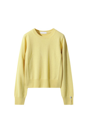 Essential Crew Sweater (Lemon)