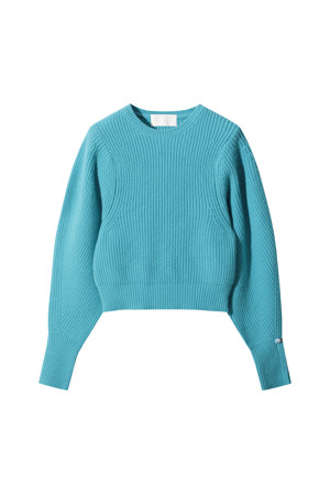 Volume Sleeve Sweater (Blue)