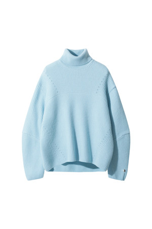 Chunky Snow Turtleneck (Sky Blue)