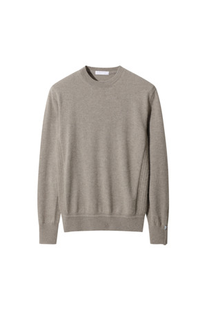 Men Essential Crew Sweater (Beige)