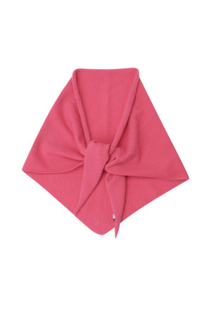 Mini Triangle Muffler (Magenta Pink)