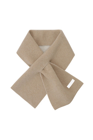 Cashmere Petit Muffler (Camel)