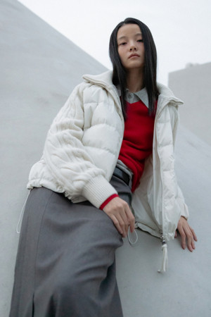 Cashmere Puffer (White)