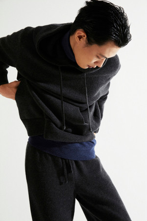 Men Hoodie Sweater (Charcoal)