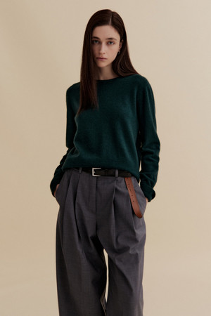 Cashmere Women Sweater (Dark Green)