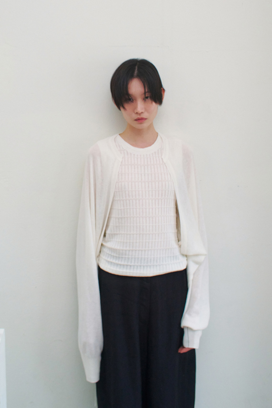 LE CASHMERE - 가디건 - Two-way Bolero