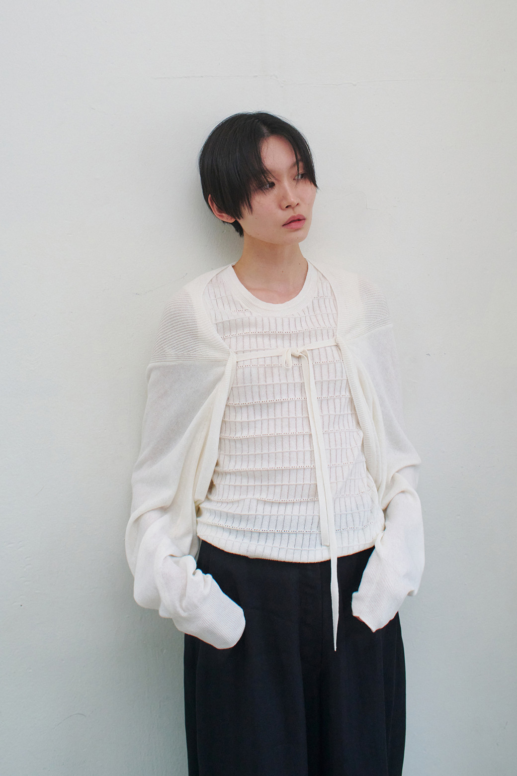 LE CASHMERE - 가디건 - Two-way Bolero
