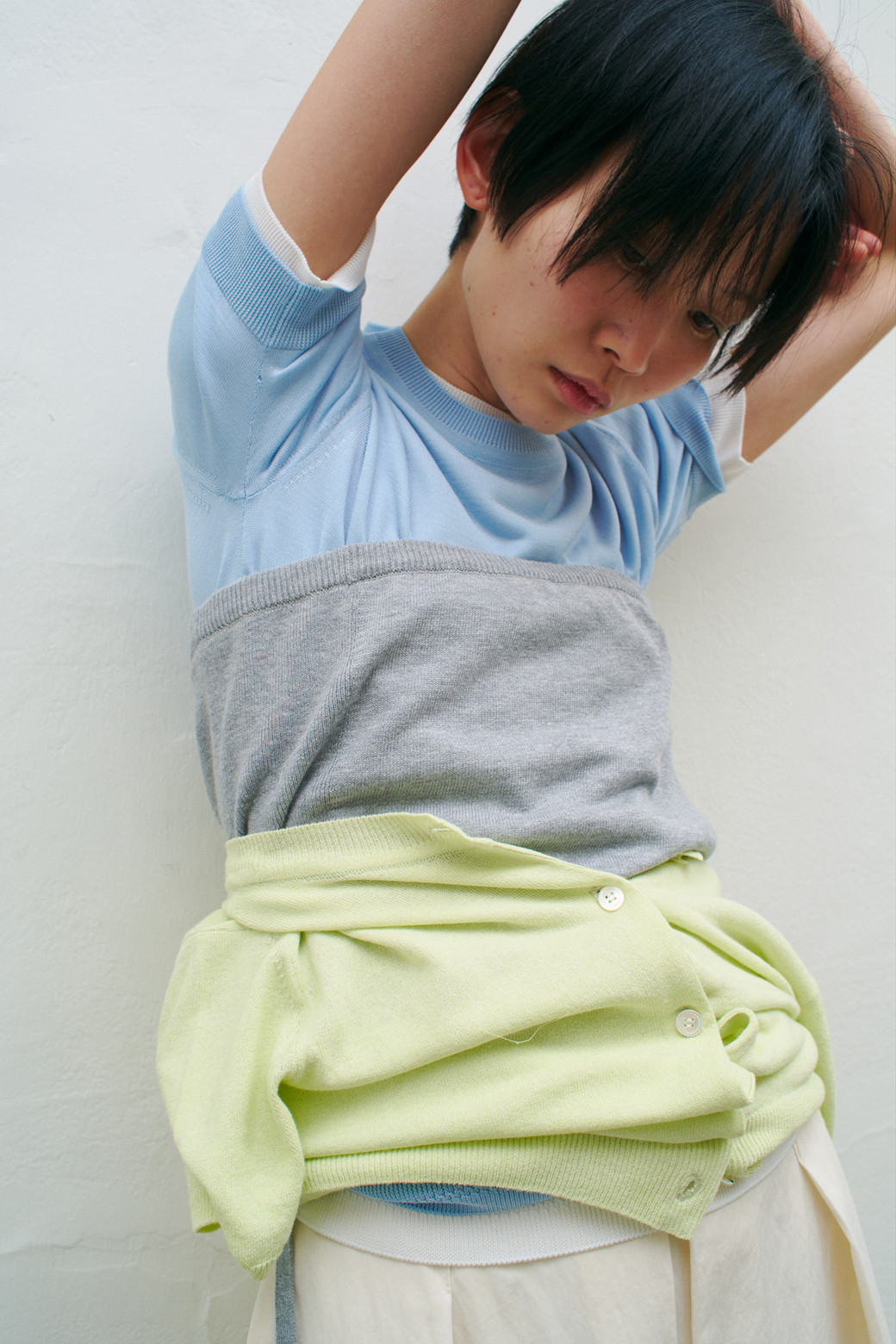 LE CASHMERE - 스웨터 - Cotton Strap Bustier